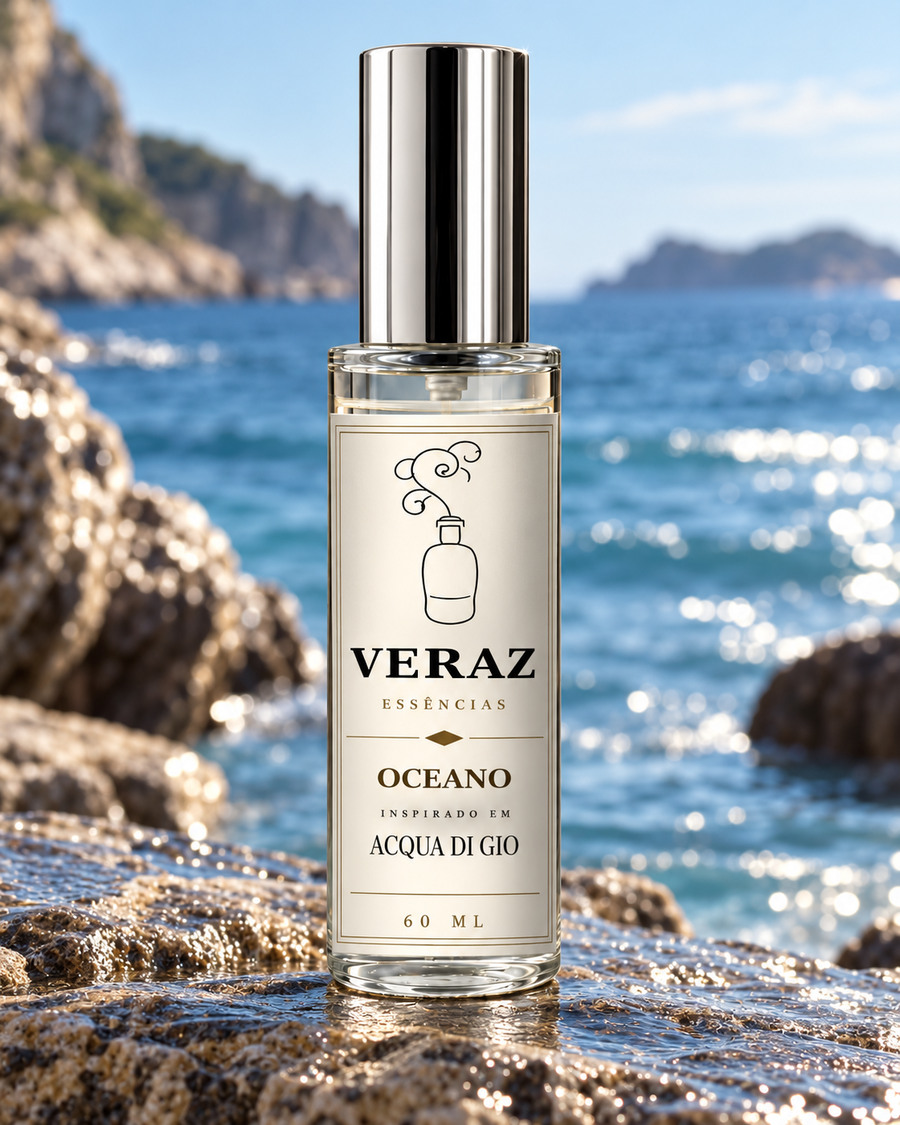Frasco do perfume Oceano