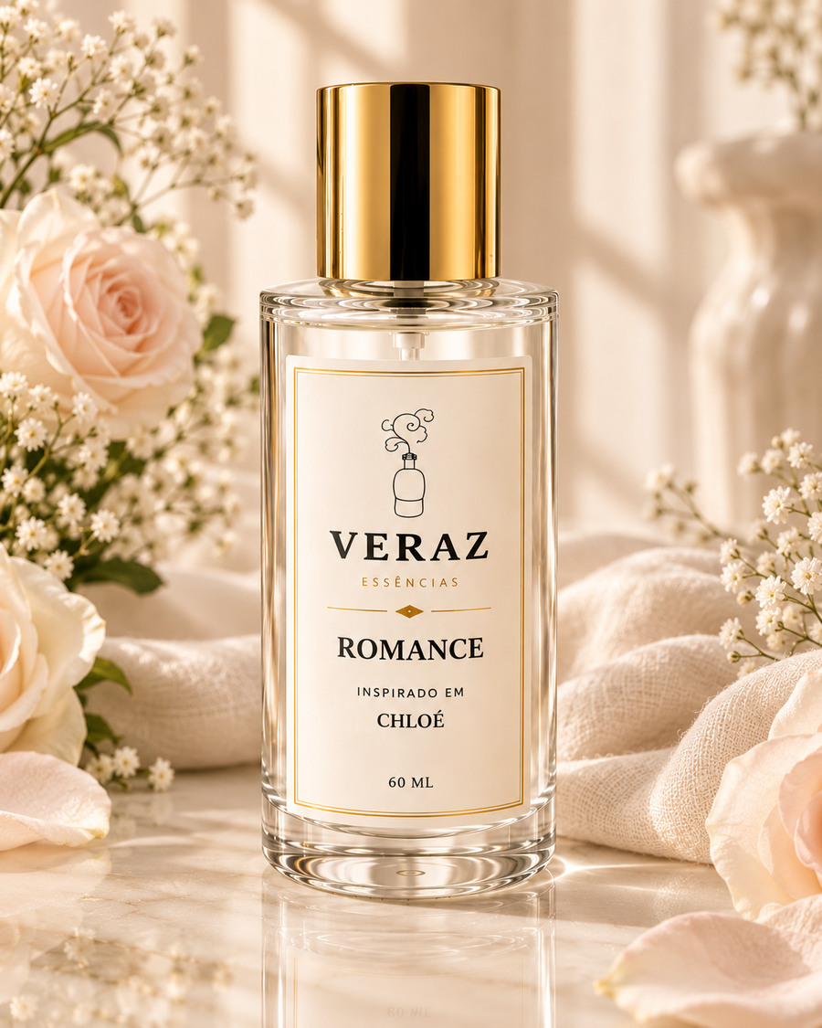 Frasco do perfume Romance