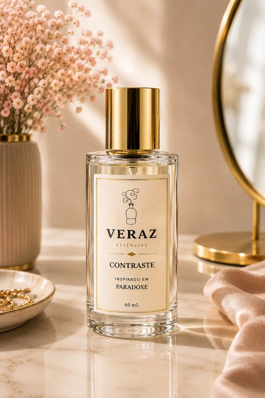 Frasco do perfume Contraste