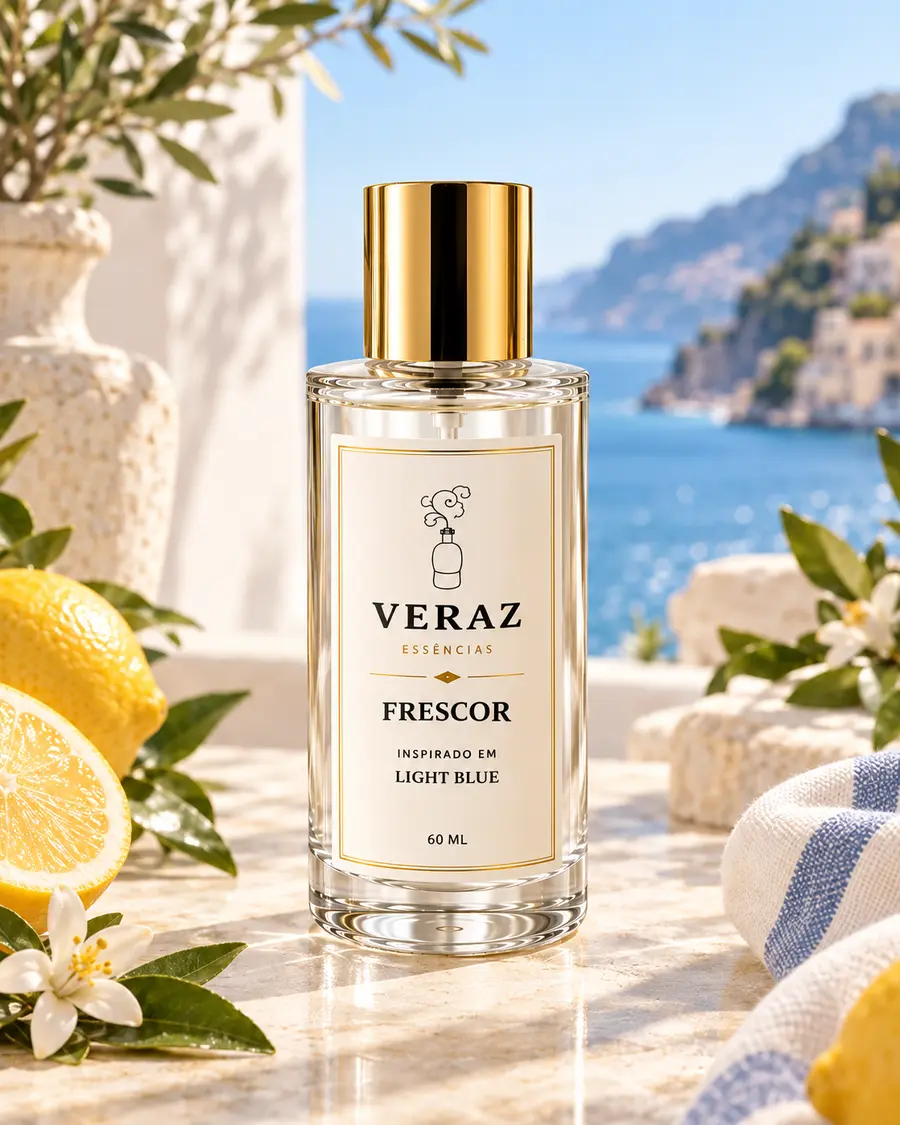 Frasco do perfume Frescor
