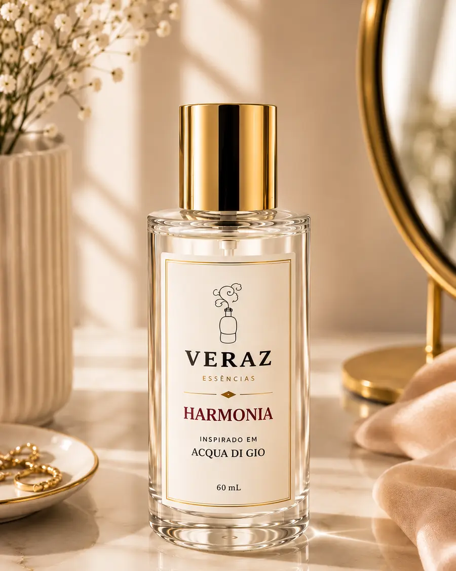Frasco do perfume Harmonia